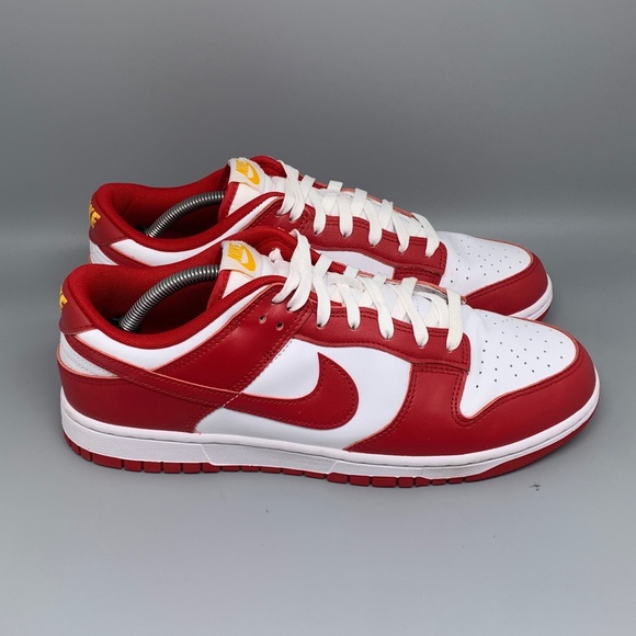 Nike Dunk Low Retro University Red White Shoes DD1391-602 Men’s Sz 11.5 - Picture 1 of 10